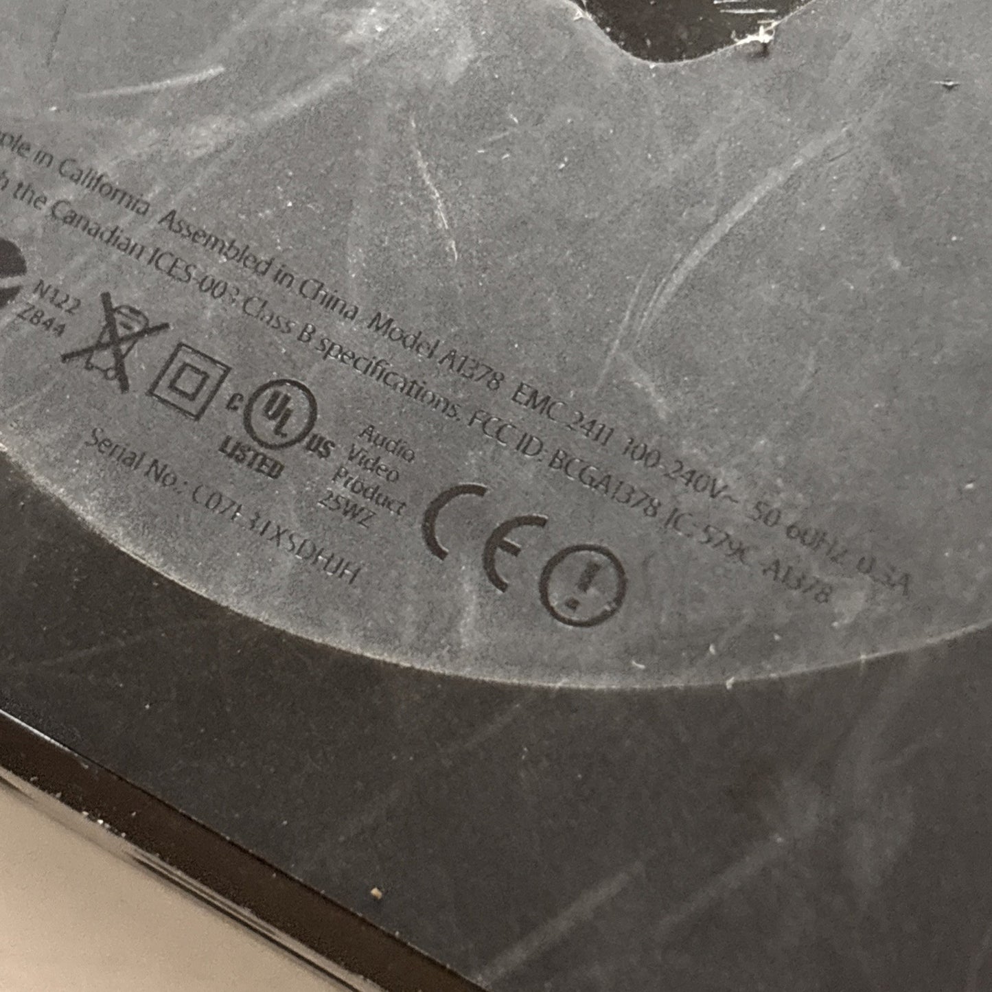 Apple TV (2nd Generation) Media Streamer - Black (A1378)