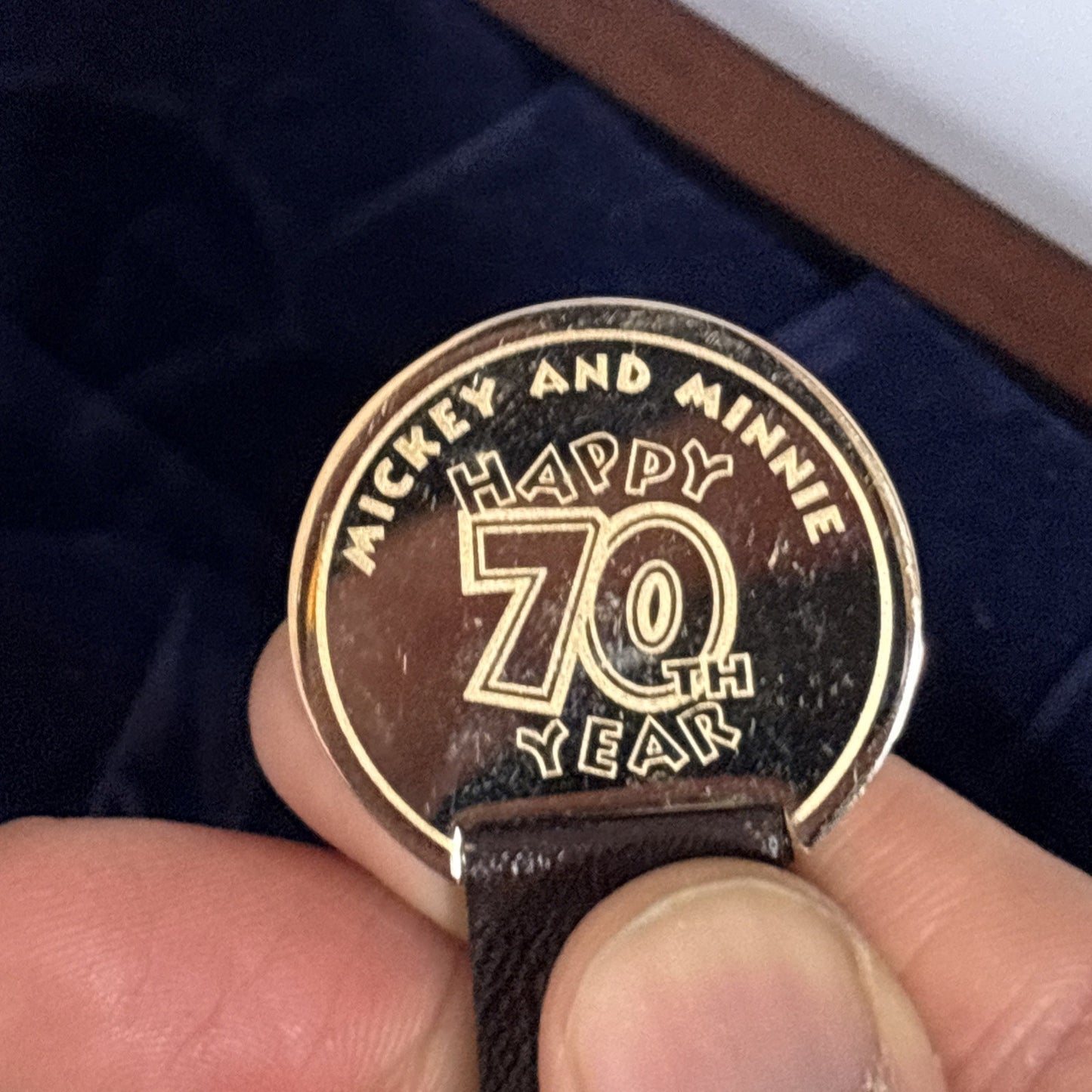 Seiko Disney Character Watch 8th Edition Mickey & Minnie Happy 70th Year 1998