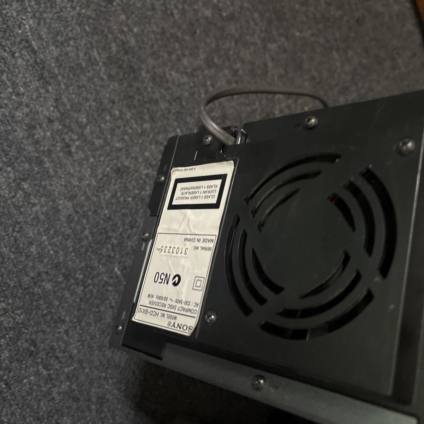 Sony Micro Hi-fi CD MP3 FM Radio Player HCD-BX10 CMT-BX10 *No Remote/Speaker*