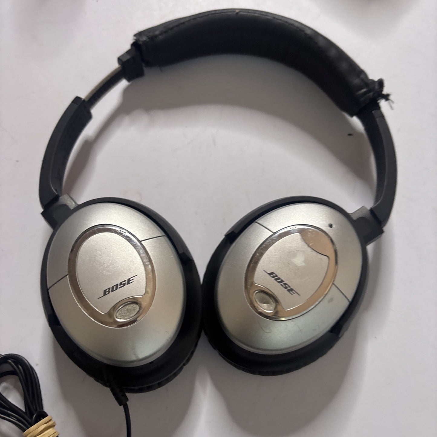 Bose QuietComfort 15 Headphones QC-15 Triple Prong Plug for Airplanes