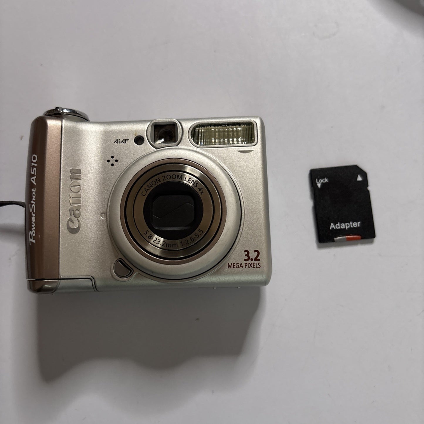 Canon PowerShot A510 Digital Camera 3.2MP 1gb SD Card
