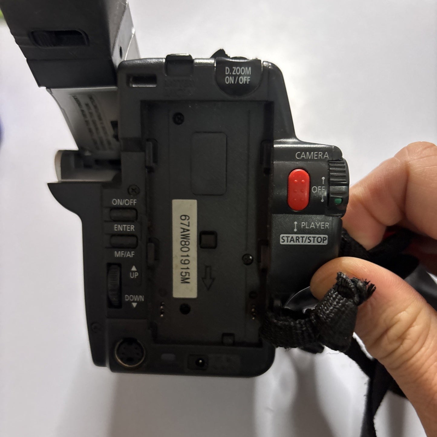 Samsung VP-W80 8mm Camcorder Hi8 *For Parts or Repair - Untested* PAL