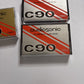 3x Audiosonic Blank Audio Cassette Tape C90 90 Minutes