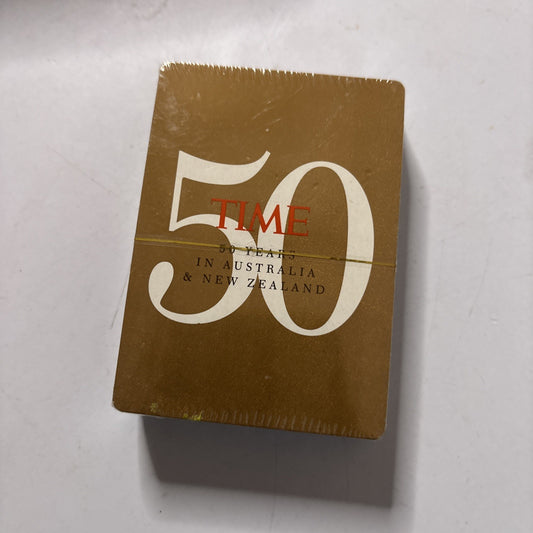 Time Magazine Playing Cards 50 Years In Australia & New Zealand *New Sealed*