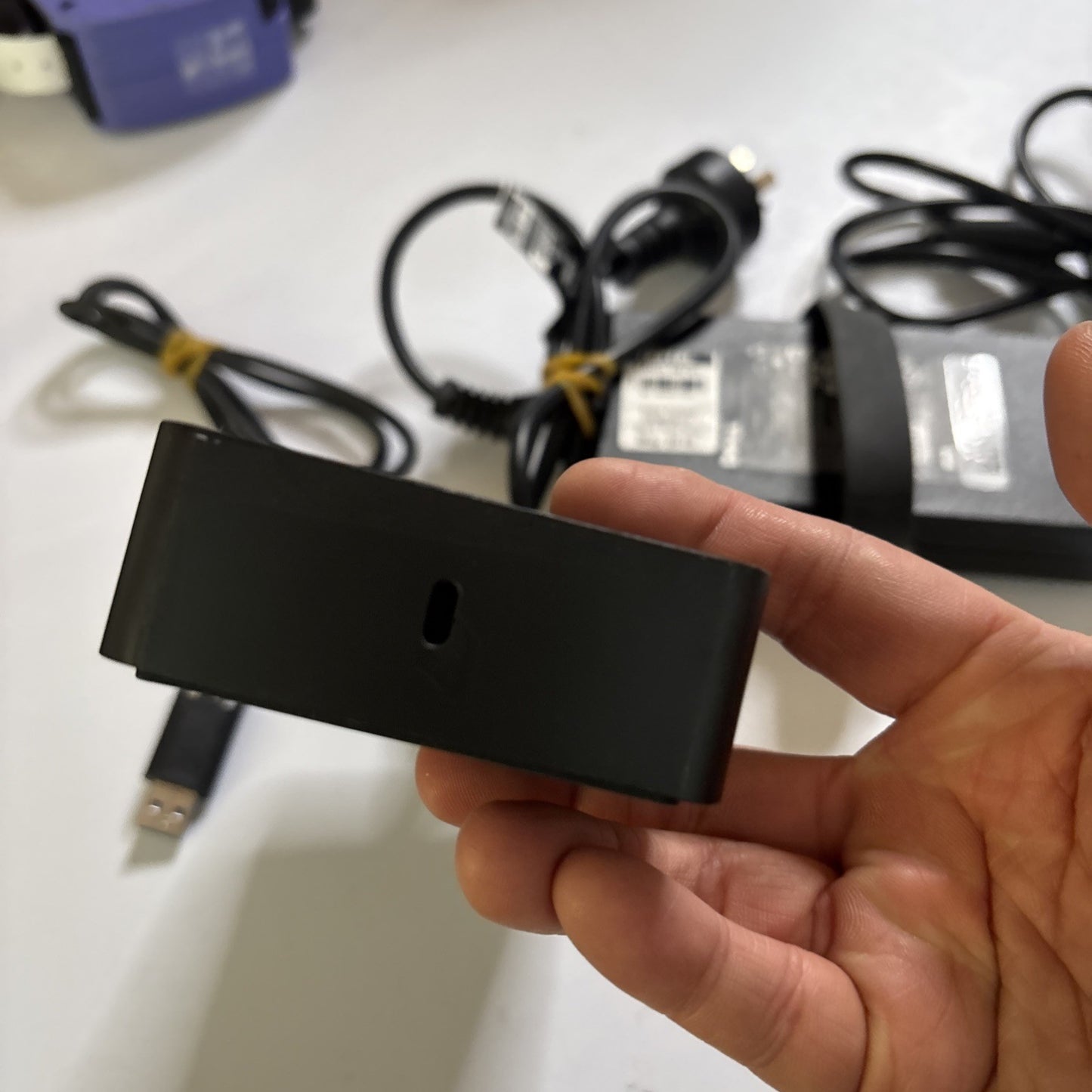 Dell D6000 4k Universal Port Replicator Docking Station & DA130PE1-00 AC Adapter