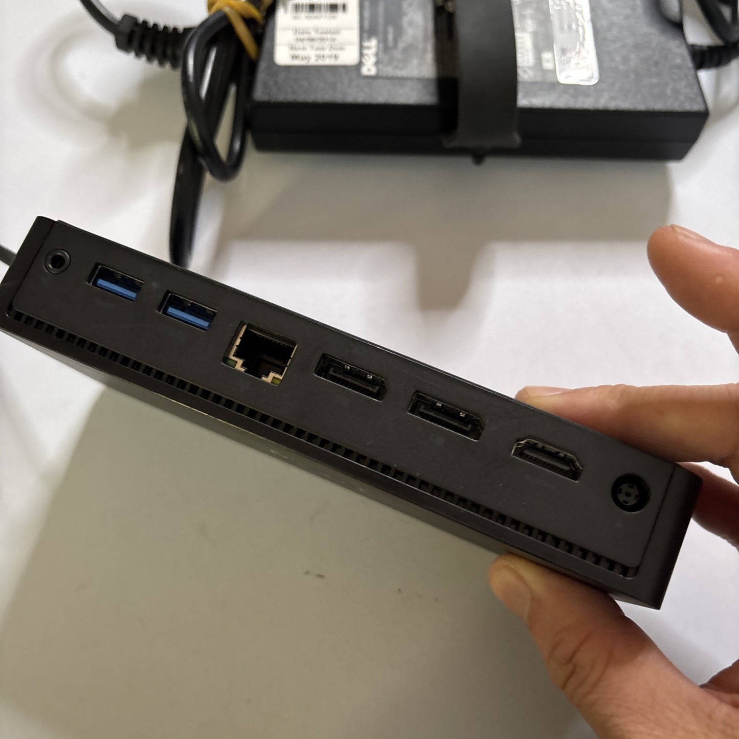 Dell D6000 4k Universal Port Replicator Docking Station & DA130PE1-00 AC Adapter