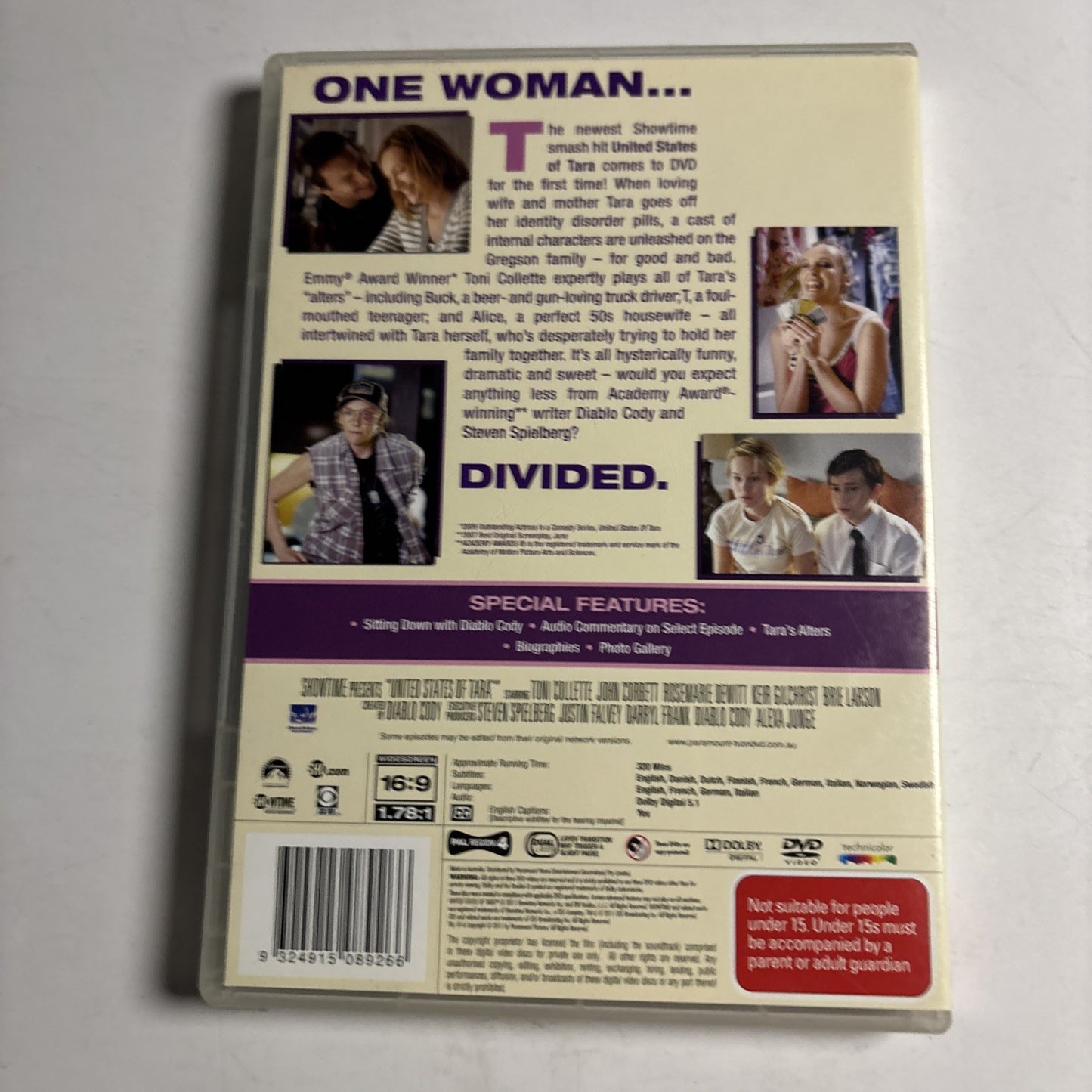 United States of Tara : Season 1 (DVD, 2009) Region 4