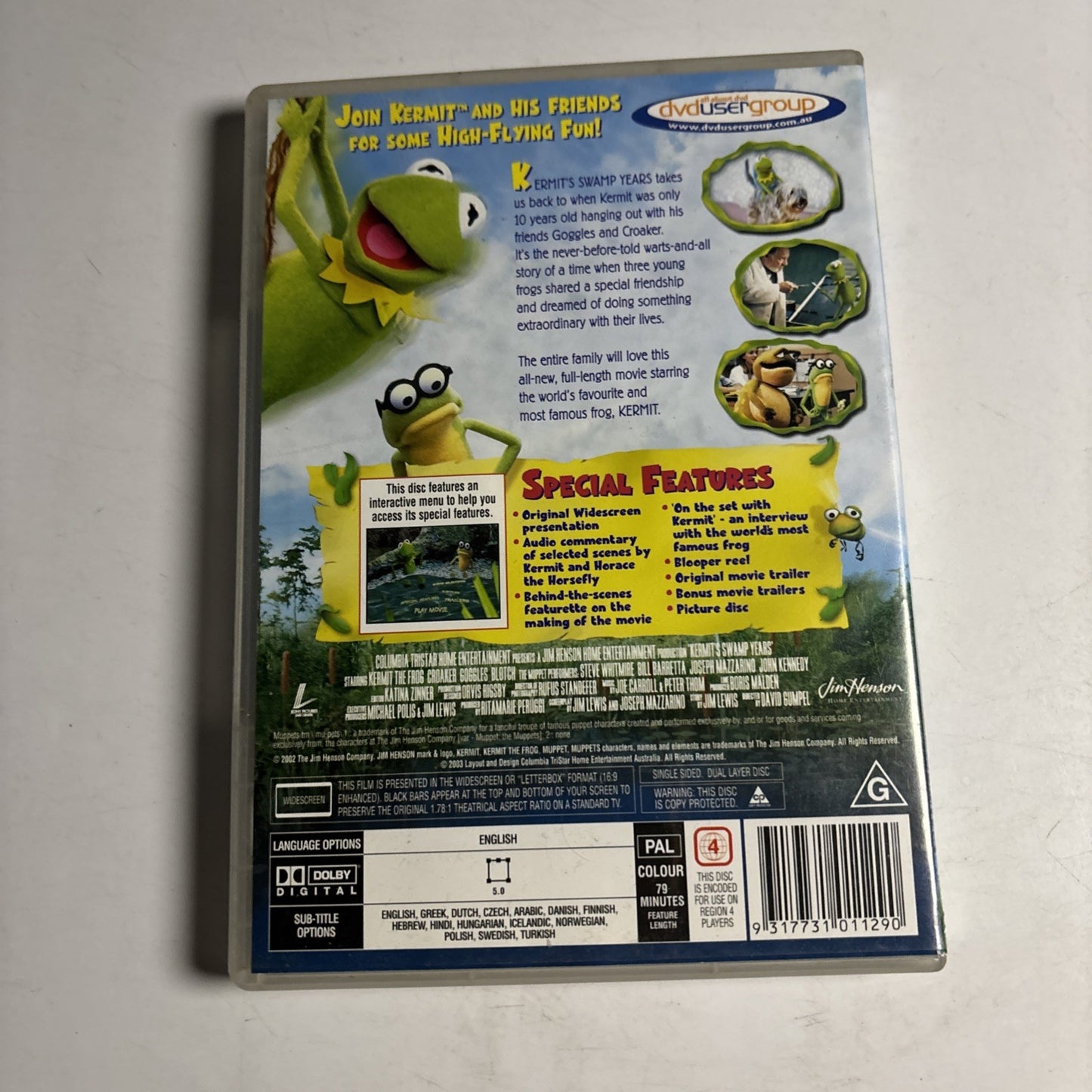 Kermit's Swamp Years (DVD, 2002) Region 4