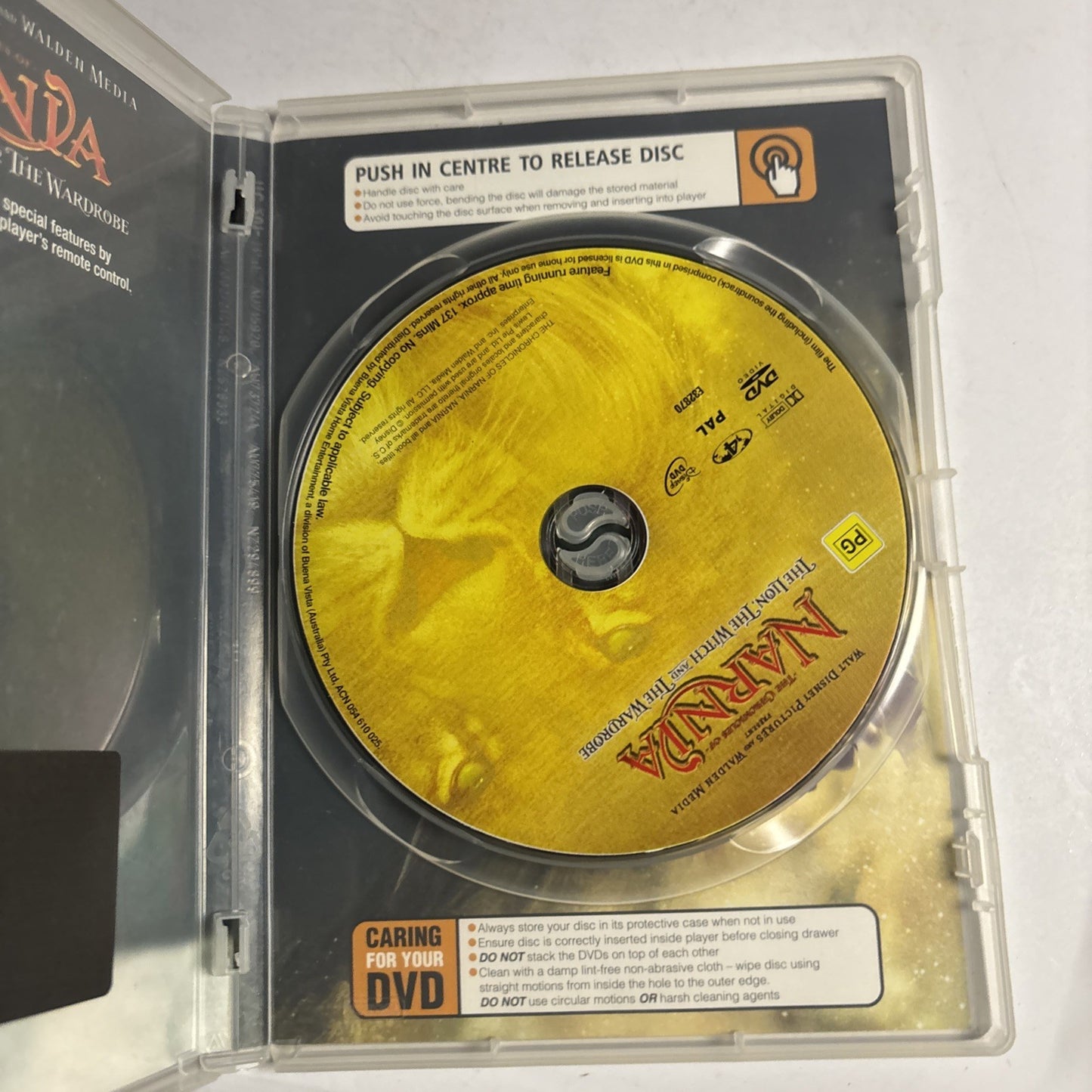 The Chronicles of Narnia (DVD, 2005) Skandar Keynes, Anna Popplewell, Region 4