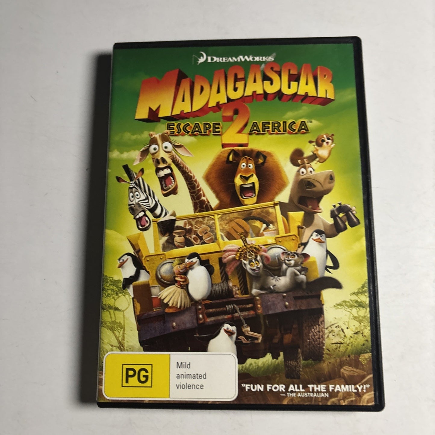 Madagascar - Escape 2 Africa (DVD, 2008) Alec Baldwin, David Schwimmer, Region 4