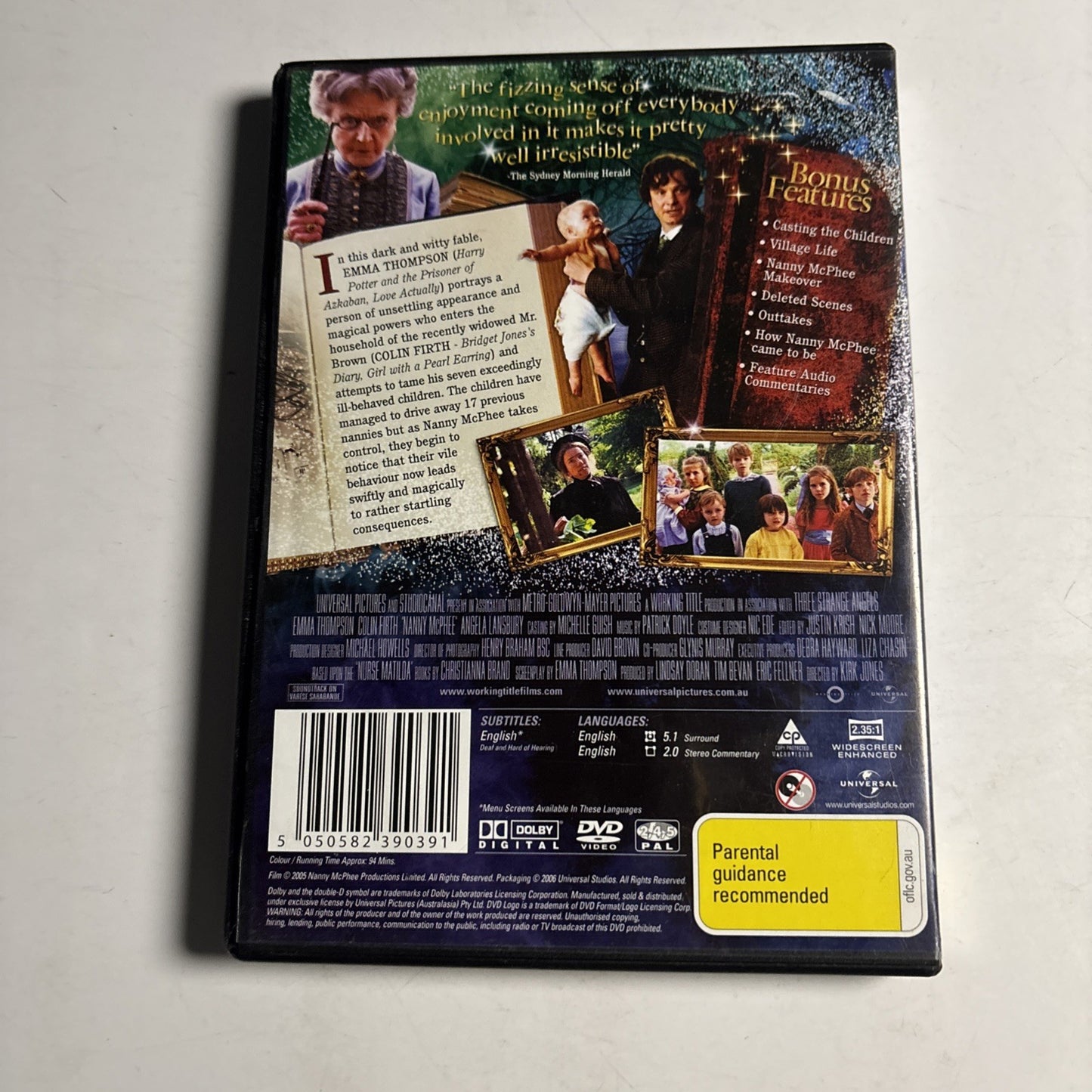 Nanny McPhee (DVD, 2005) Emma Thompson, Colin Firth Region 4 &2