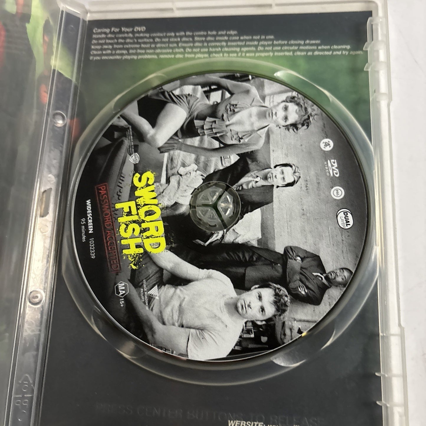 Swordfish (DVD, 2001) John Travolta, Hugh Jackman, Halle Berry Region 4