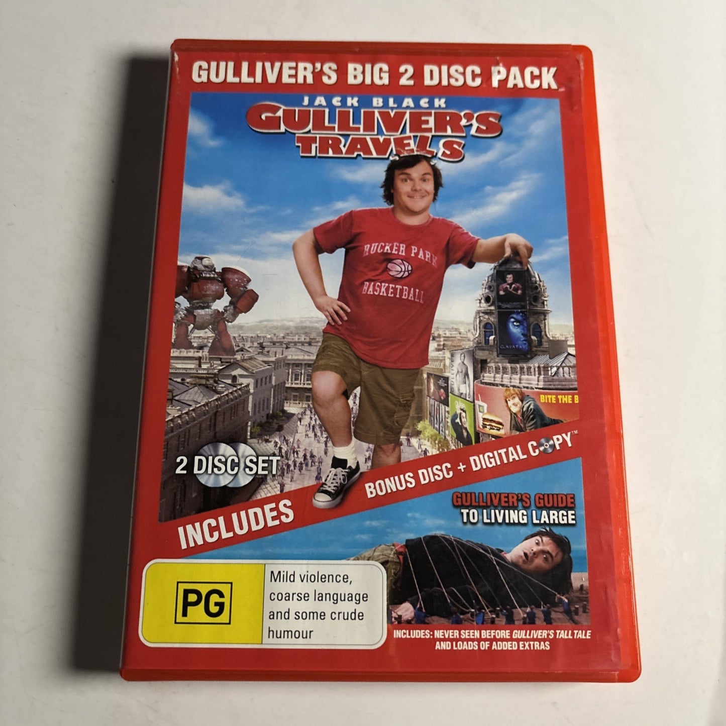 Gulliver's Travels (DVD, 2010) Jack Black Region 4