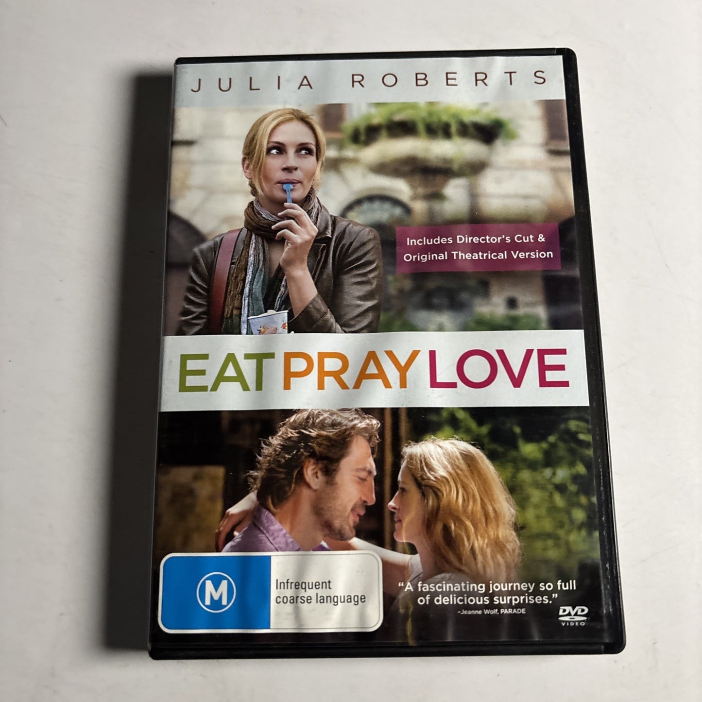 Eat Pray Love (DVD, 2010) Julie Roberts Region 4