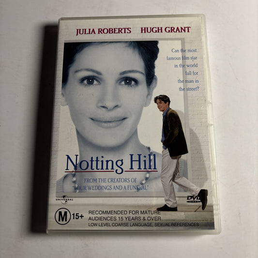 Notting Hill (DVD, 1999) Julie Roberts, Hugh Grant Region 4