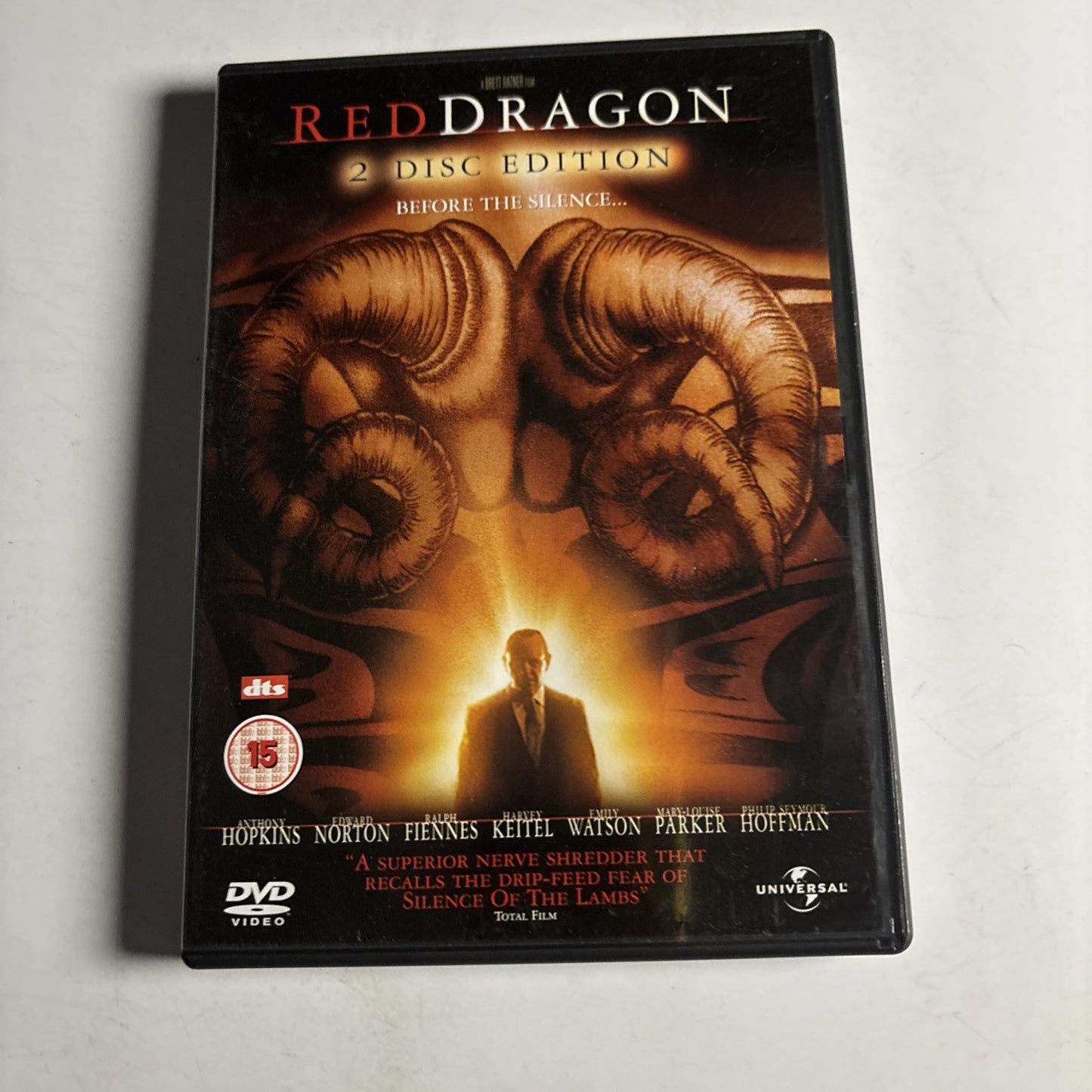 Red Dragon (DVD, 2002) Philip Seymour Hoffman, Anthony Hopkins Region 4 &2 NEW