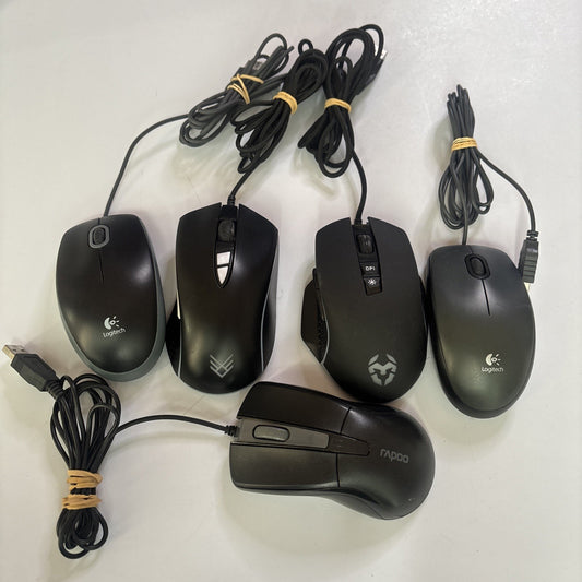 5x USB Mouse Logitech Krom Kritic Rapoo