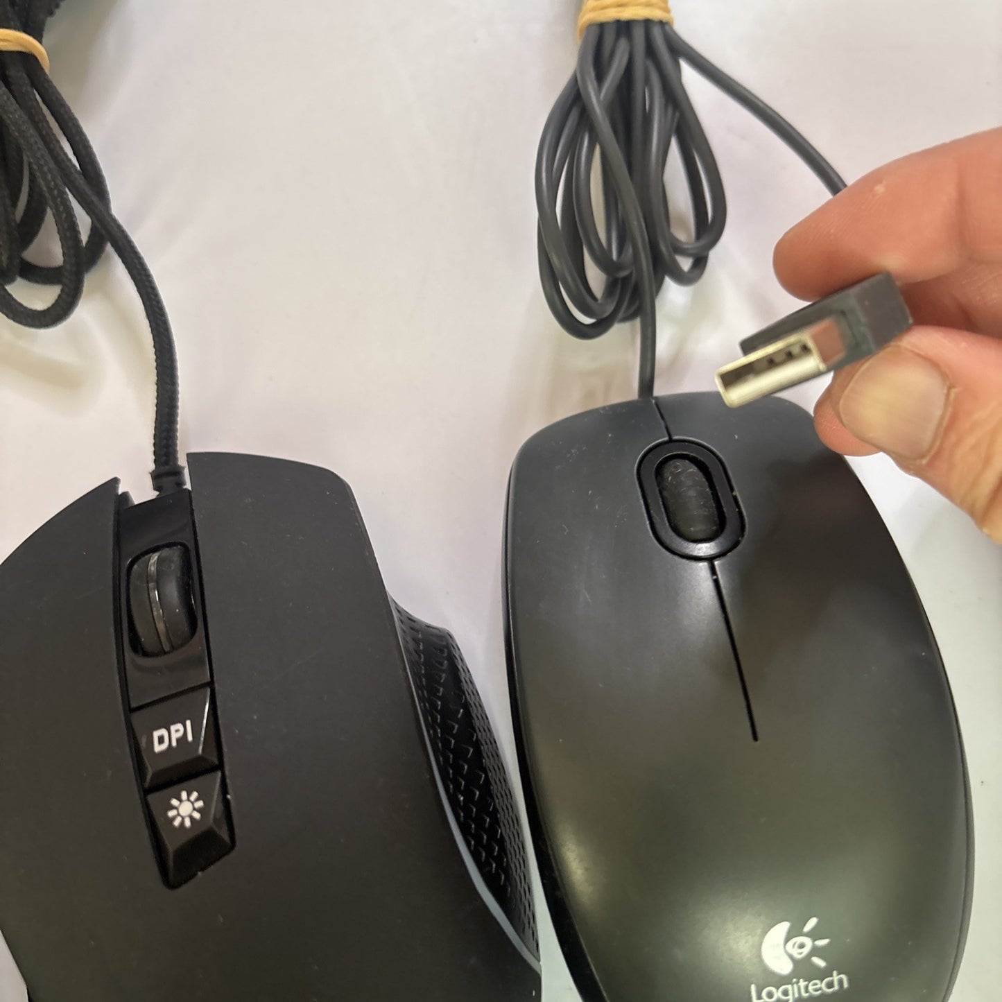 5x USB Mouse Logitech Krom Kritic Rapoo