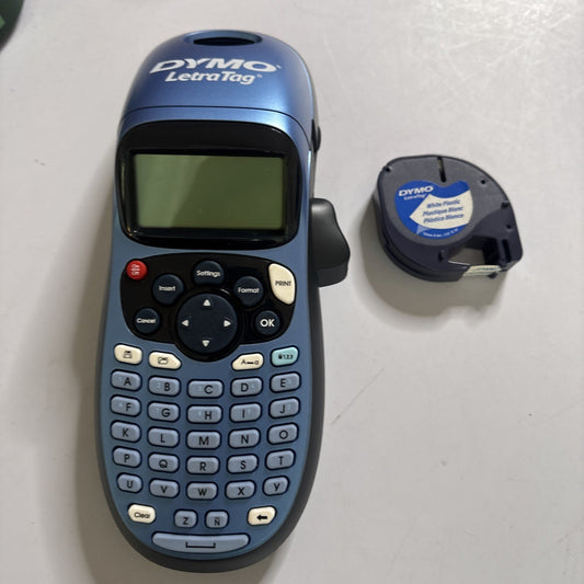 Dymo Letratag LT-100H Label Maker Handheld Blue