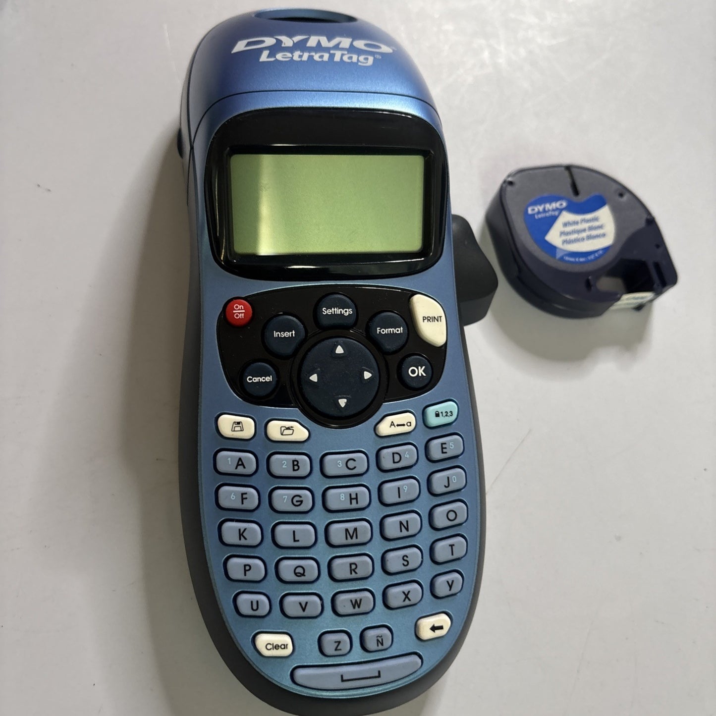 Dymo Letratag LT-100H Label Maker Handheld Blue