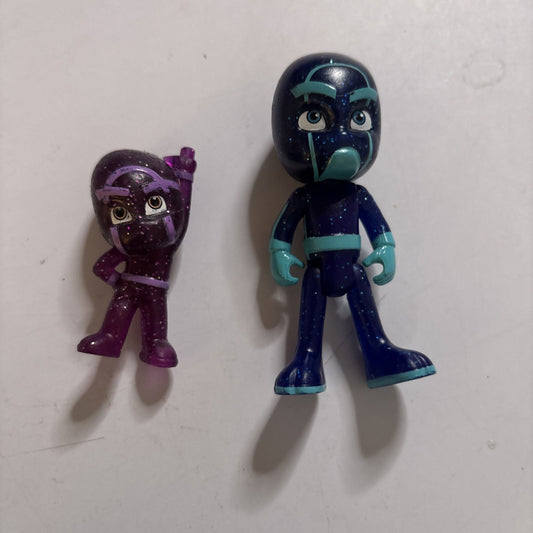 2x PJ Masks Figures Night Ninja, Super Ninjalinos