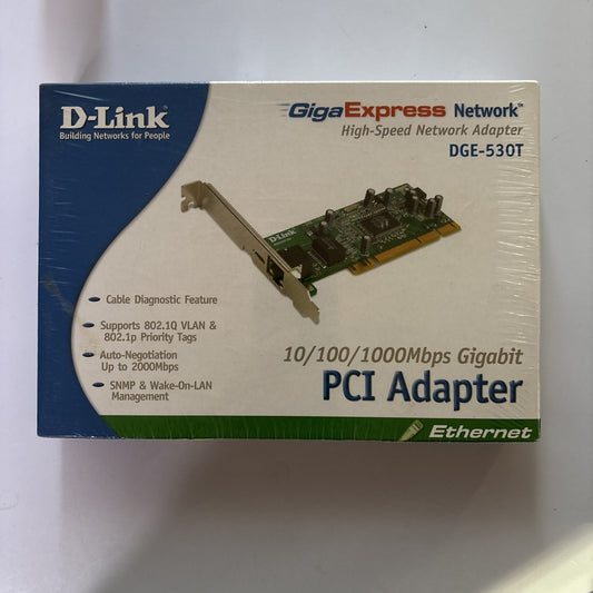 D-Link DGE-530T Rev. A1 Gigabit Ethernet Controller Desktop PCI Adapter Card