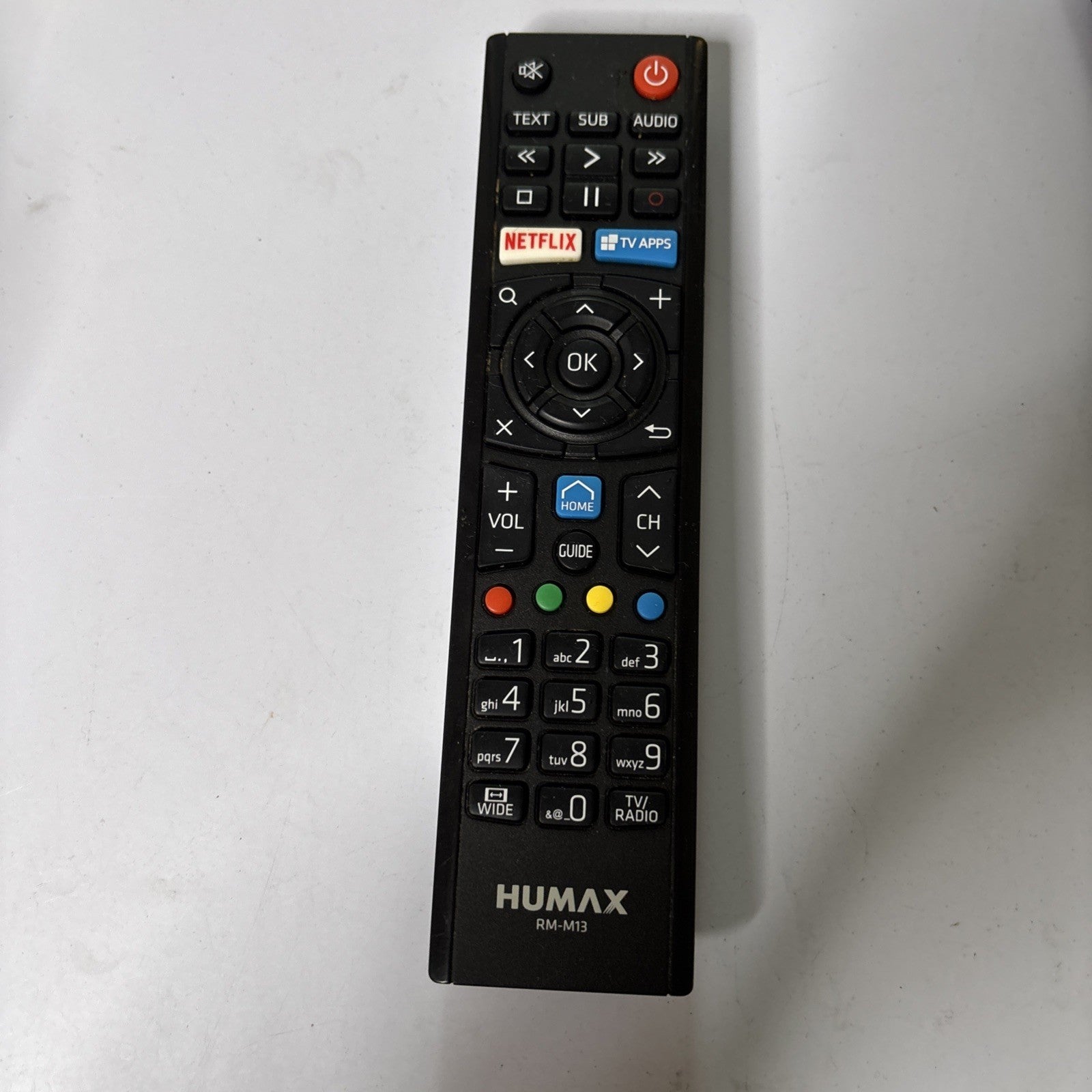 Umax Remote Genuine Humax RM-M13 Remote Control for HDR-3000T PVR Recorder – Retro Unit