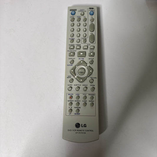 Genuine LG 6711R1P072B Remote Control For DVD VCR