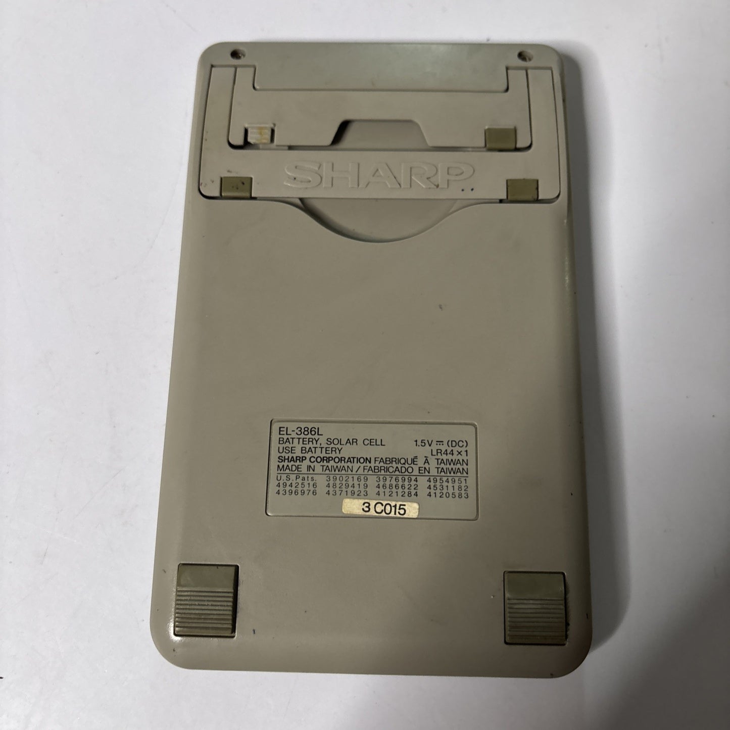 Sharp ELSIMATE EL-386L Twin Solar Power Calculator