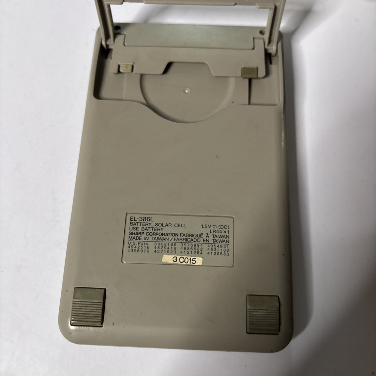 Sharp ELSIMATE EL-386L Twin Solar Power Calculator