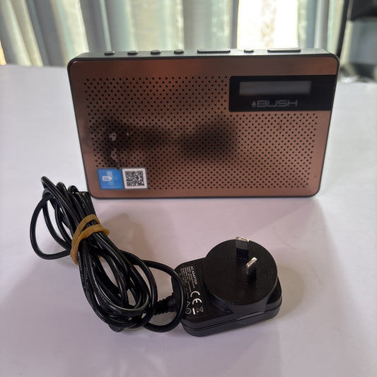 Bush DAB+ Portable Digital Radio FM With Power Supply BR25COP