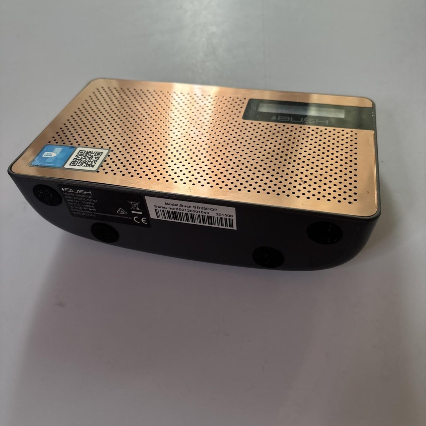 Bush DAB+ Portable Digital Radio FM With Power Supply BR25COP