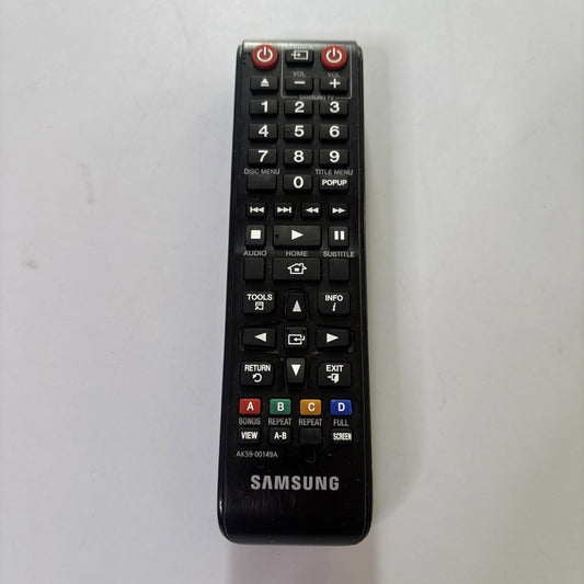 Genuine Samsung AK59-00149A Remote Control For Samsung Bluray DVD Player