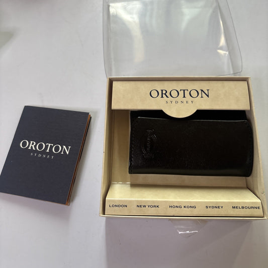 Oroton Leather Keycase Wallet Black *Never Used*