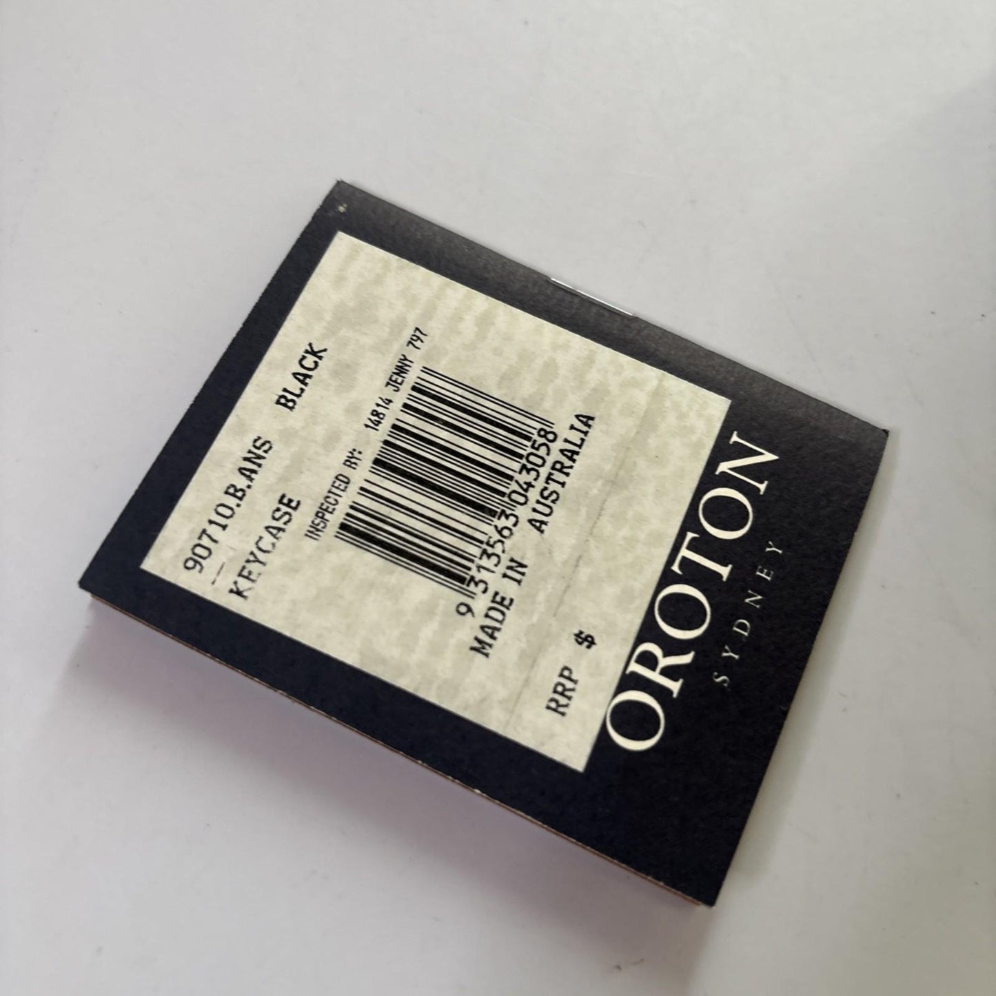 Oroton Leather Keycase Wallet Black *Never Used*