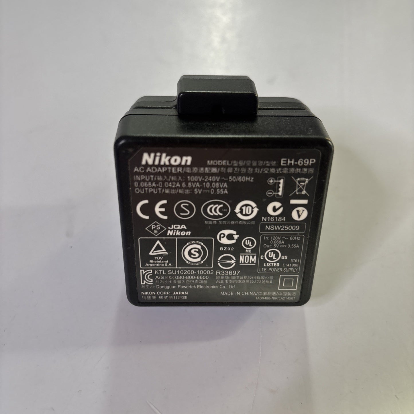 Genuine Nikon AC Adapter ЕН-69Р USB Wall Charger