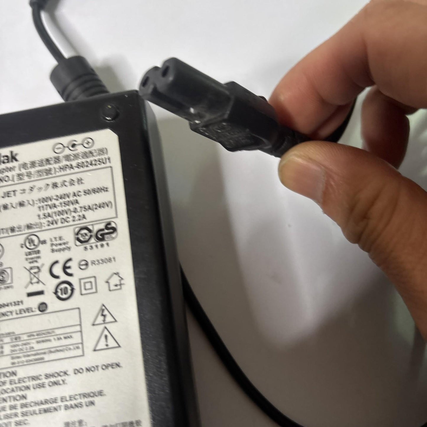 Genuine Kodak HPA-602425U1 AC Adapter 24V 2.2A For Kodak EasyShare Printer