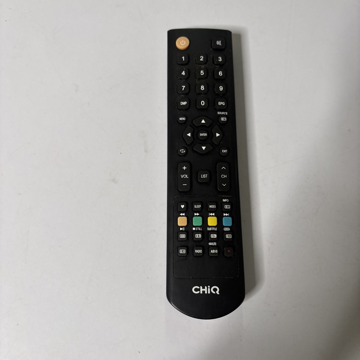 Genuine Chiq Remote Control For TV *Missing Battery Lid* – Retro Unit