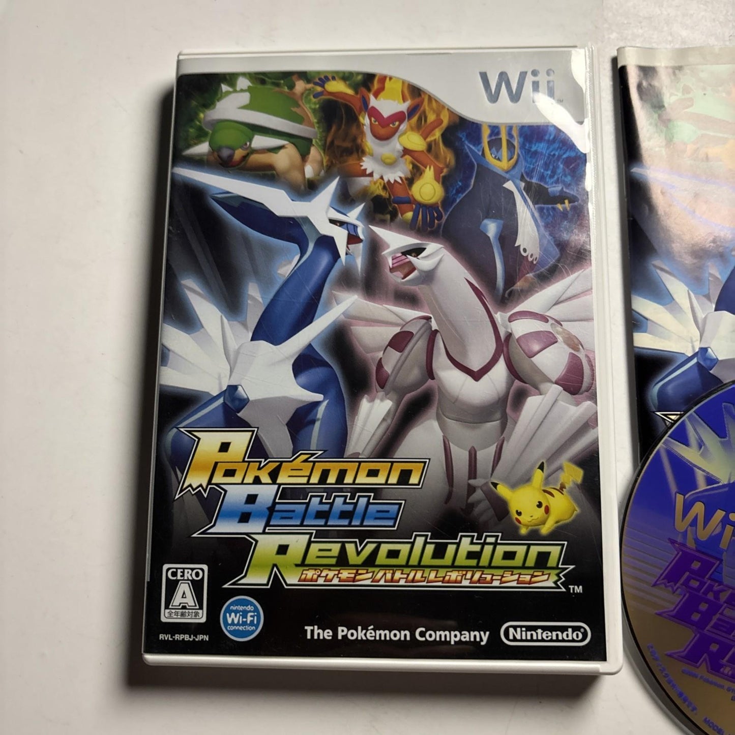 Pokemon Battle Revolution Nintendo Wii NTSC-J JAPAN Game 2007 Complete