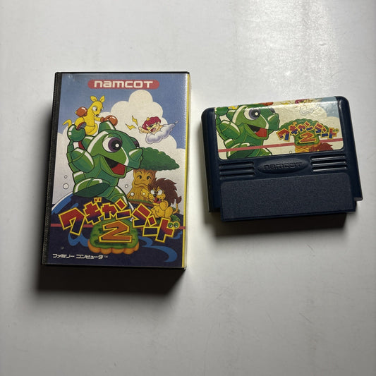 Wagyan Land 2 FC Nintendo Famicom NES NTSC-J JAPAN 1990 Platformer NAMCO Game