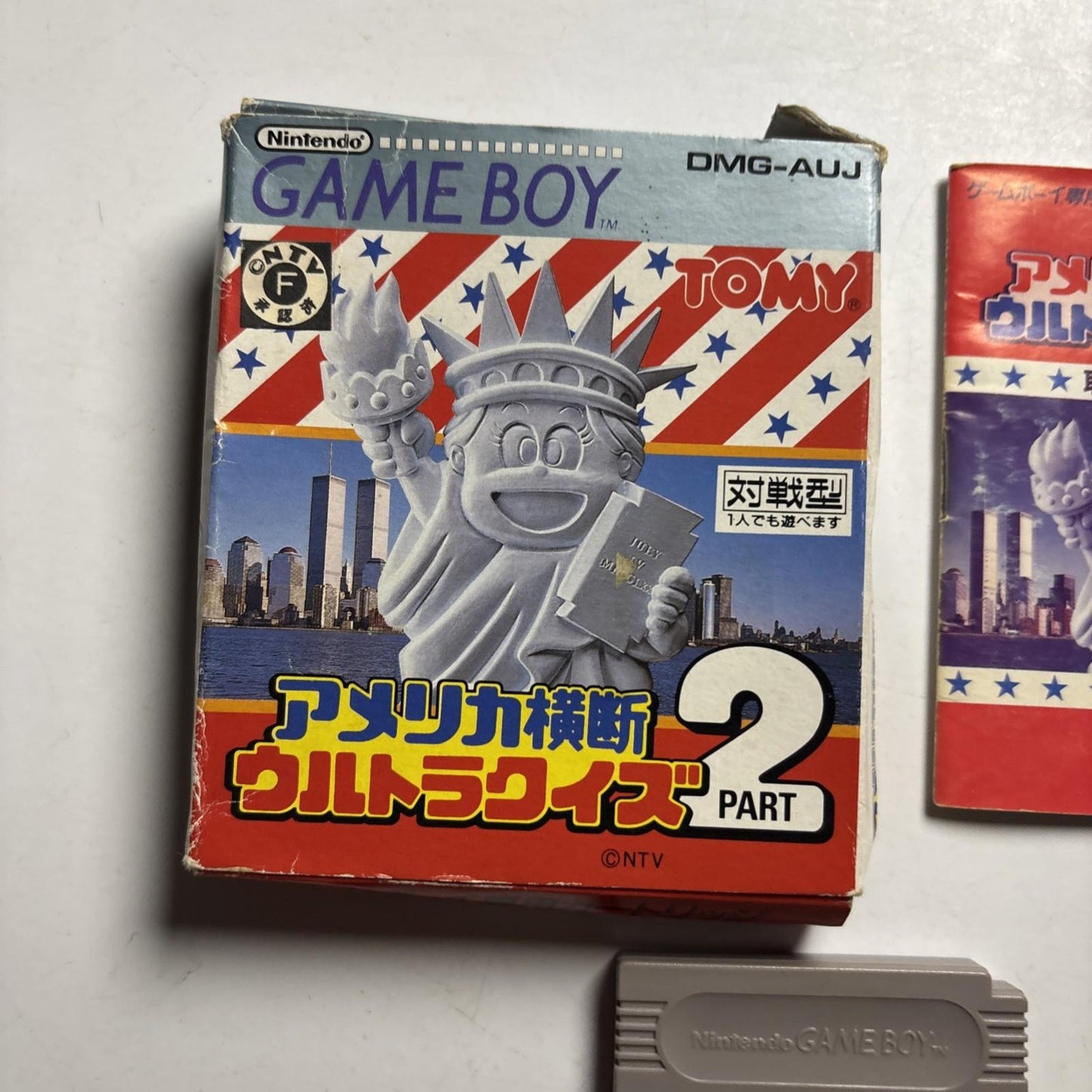 America Oudan Ultra-Quiz Part 2 GB Nintendo Gameboy JAPAN DMG-AUJ Game Complete