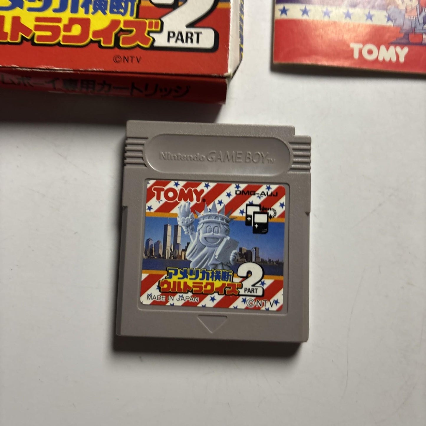 America Oudan Ultra-Quiz Part 2 GB Nintendo Gameboy JAPAN DMG-AUJ Game Complete