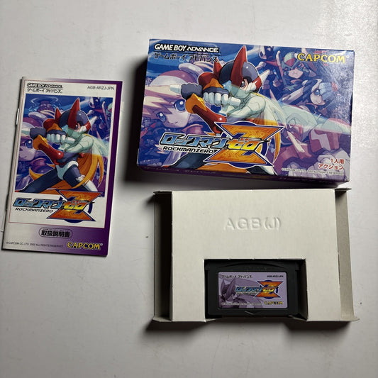 Rockman Zero GBA Nintendo Gameboy Advance JAPAN Capcom 2002 Game Complete