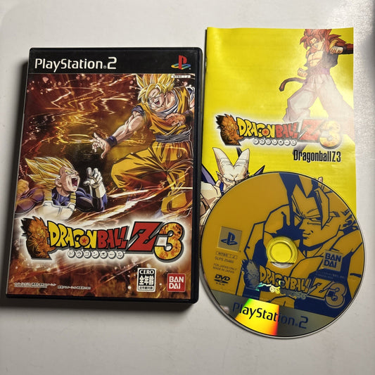 Dragon Ball Z 3 PS2 Sony PlayStation NTSC-J JAPAN Game Complete