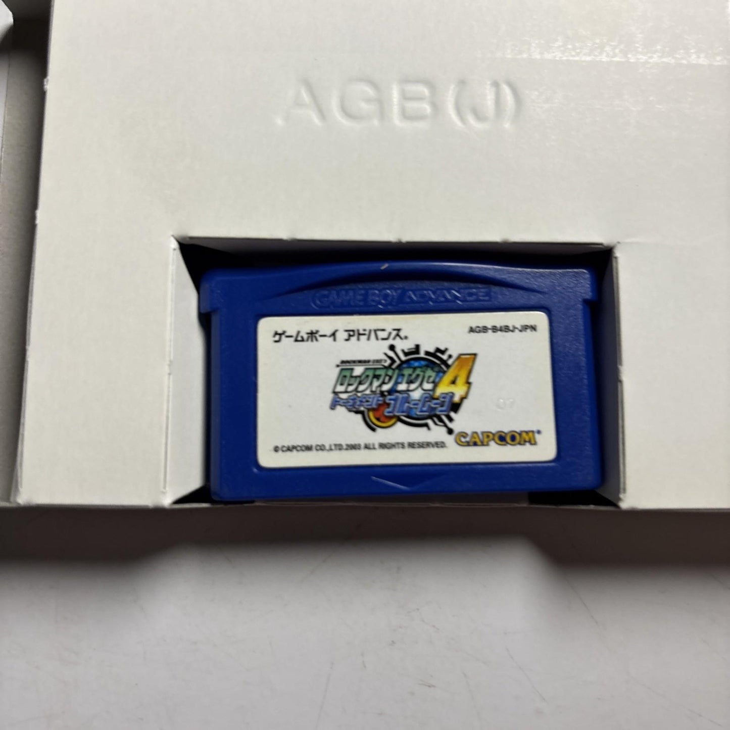 Rockman EXE 4: Tournament Red Sun GBA Nintendo Gameboy Advance JAPAN Complete
