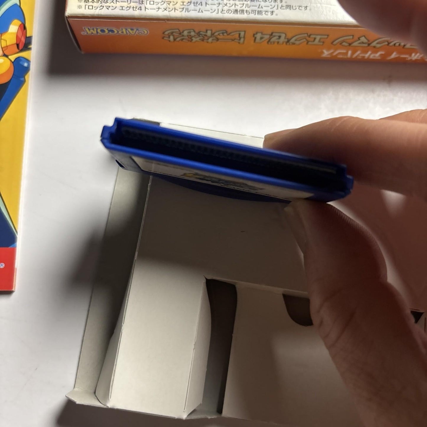 Rockman EXE 4: Tournament Red Sun GBA Nintendo Gameboy Advance JAPAN Complete