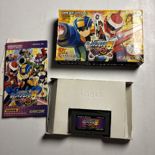 RockMan EXE 5: Team of Blues GBA Nintendo Gameboy Advance JAPAN Complete