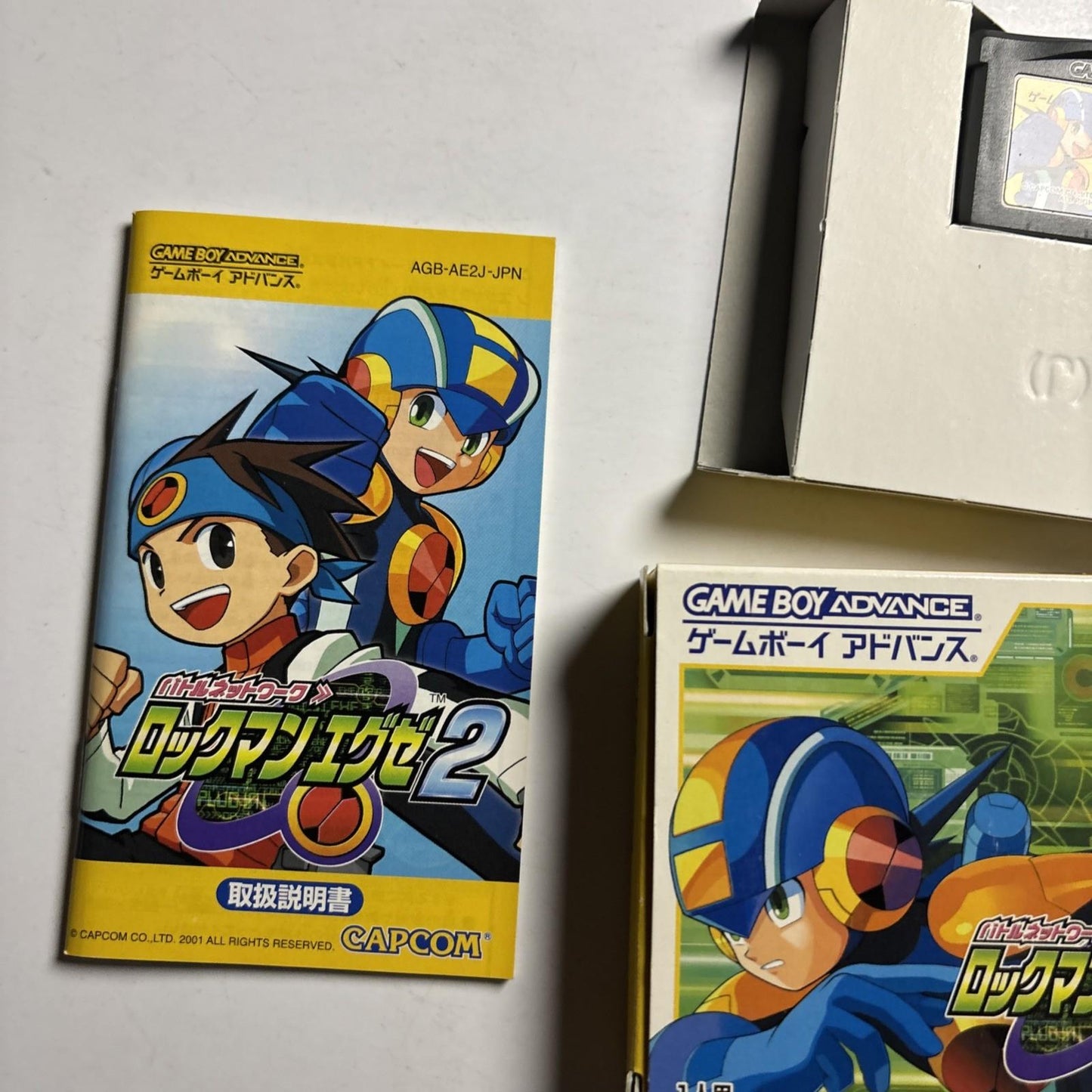 Rockman EXE 2 GBA Nintendo Gameboy Advance JAPAN Game Complete