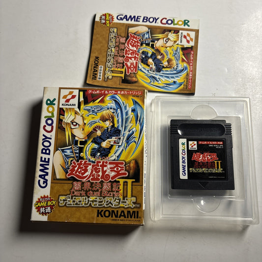 Yu-Gi-Oh Dark Duel Stories II GBC Nintendo Gameboy Color JAPAN Game Complete
