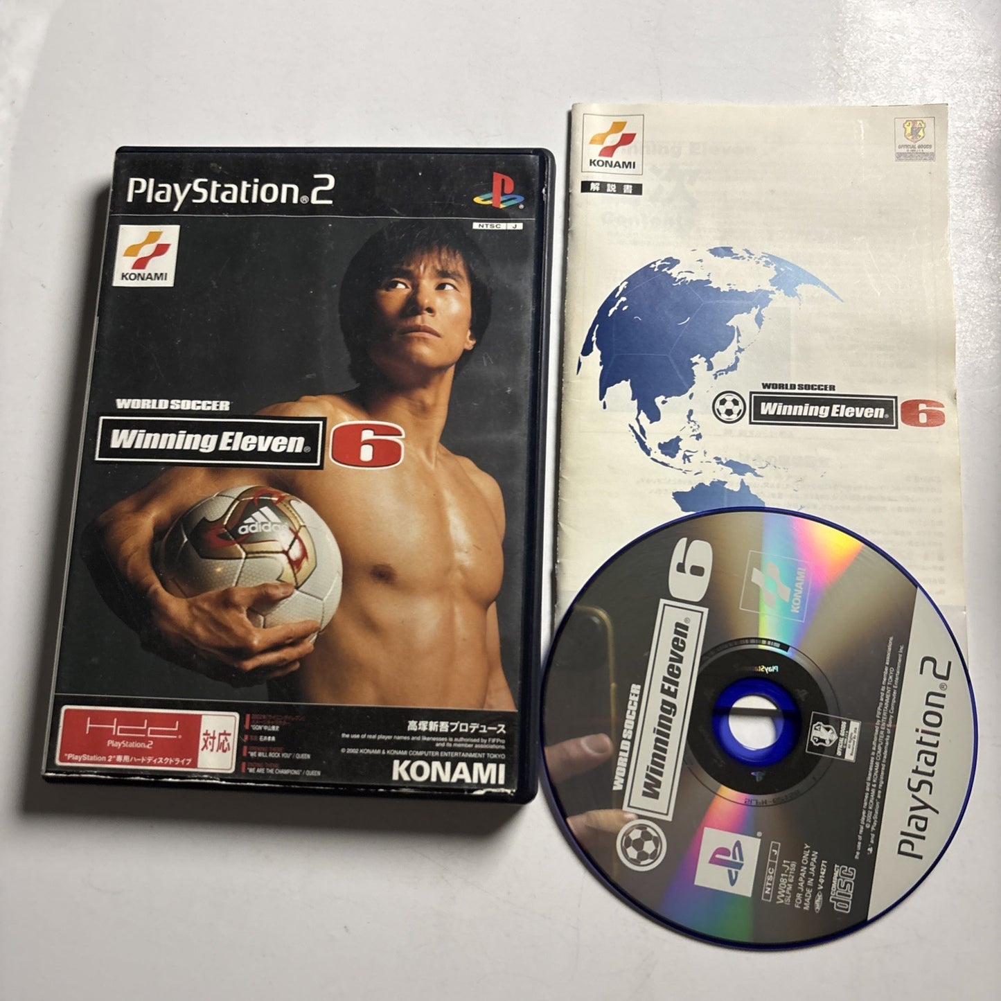 World Soccer Winning Eleven 6 PS2 Sony PlayStation NTSC-J JAPAN Game Complete